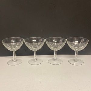 Luminarc Cristal D’Arques Coupe Cocktail Glasses Clear Round 5oz Set of 4